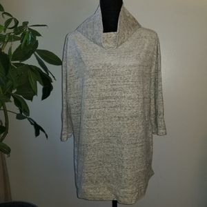 Talbots 1X Mock Neck Popover.